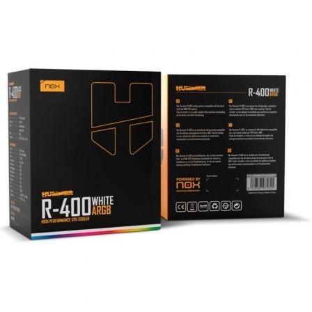 NOX Hummer R-400 ARGB White Blanco